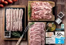 Caprabo Eroski natur - filet fins de llom de porc duroc oferta