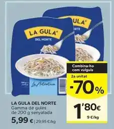 Caprabo La gula del norte - gamma de gules oferta