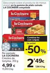 Caprabo La cocinera - crestes de tonyina oferta
