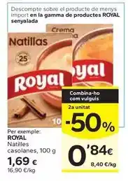 Caprabo Royal - natillas casolanes oferta