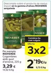 Caprabo Rioverde - cogombros amb gust d'anxova oferta