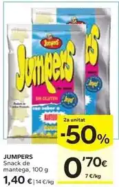 Caprabo Jumpers - snack de mantega oferta