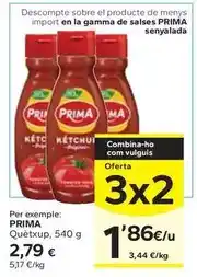 Caprabo Prima - quetxup oferta
