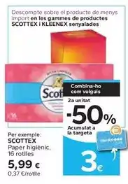 Caprabo Scottex - paper higiènic oferta