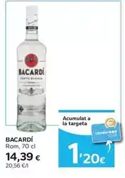 Caprabo Bacardi - rom oferta
