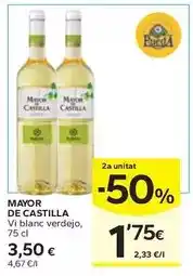 Caprabo Mayor de castilla - vi blanc verdejo oferta