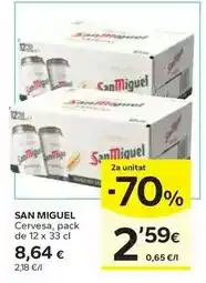 Caprabo San miguel - cervesa oferta
