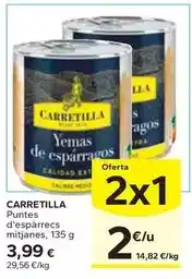 Caprabo Carretilla - puntes d'espàrrecs mitjanes oferta