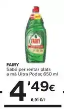 Caprabo Fairy - sabó per rentar plats a ma ultra poder oferta