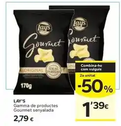 Caprabo Lay's - gamma de productes gourmet senyalada oferta