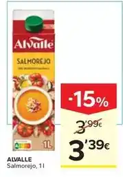 Caprabo Alvalle - salmorejo oferta