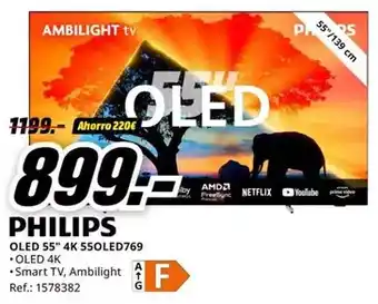 MediaMarkt Philips - oled 55 4k 55oled769 oferta