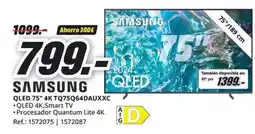 MediaMarkt Samsung - qled 75 4k tq75q64dauxxc oferta