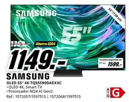 MediaMarkt Samsung - oled 55 4k tq5590daexxc oferta