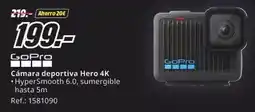 MediaMarkt Gopro - cámara deportiva hero 4k oferta