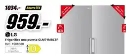 MediaMarkt Lg - frigorifico una puerta glm71mbcsf oferta