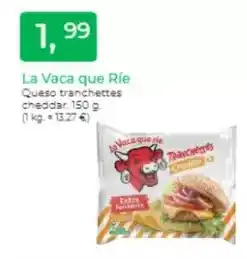 Supermercados Tu Super La vaca que ríe - queso tranchettes cheddar oferta