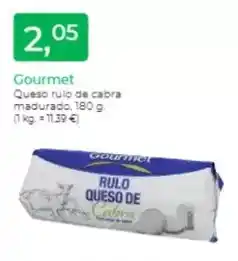 Supermercados Tu Super Gourmet - queso rulo de cabra madurado oferta