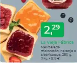 Supermercados Tu Super La vieja fábrica - mermelada melocoton, naranja o albaricoque oferta