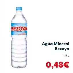 Cash Unide Bezoya - agua mineral oferta