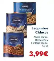 Cash Unide Cidacos - legumbre oferta