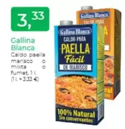 Supermercados Tu Super Gallina blanca - caldo paella marisco o mixta fumet oferta