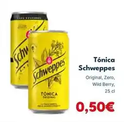 Cash Unide Schweppes - tónica oferta