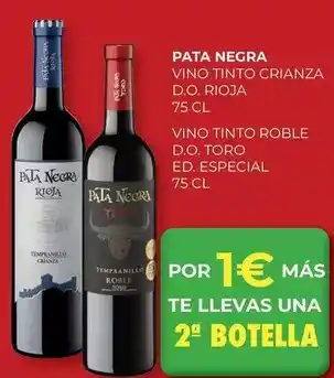CashDiplo Pata negra - vino tinto crianza d.o. rioja oferta