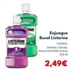 Cash Unide Listerine - enjuague bucal oferta
