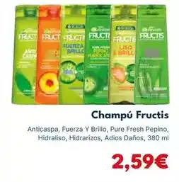 Cash Unide Fructis - champú oferta