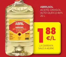 CashDiplo Abrilsol - aceite girasol alto oleico 80% oferta