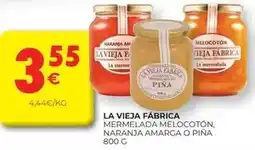 CashDiplo La vieja fábrica - mermelada melocoton, naranja amarga o piña oferta