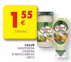 CashDiplo Calvé - mayonesa casera o boca abajo oferta