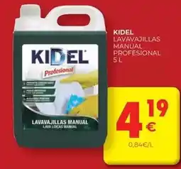 CashDiplo Kidel - lavavajillas manual profesional oferta