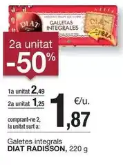 BonpreuEsclat Diet radisson - galetes integrals oferta