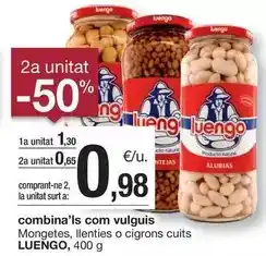 BonpreuEsclat Luengo - mongetes, llenties o cigrons cuits oferta