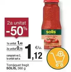 BonpreuEsclat Solís - tomaquet fregit oferta