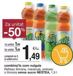 BonpreuEsclat Nestea - refresc llimona, maracujá, préssec o llimona sense sucre oferta
