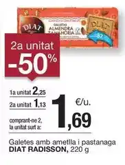 BonpreuEsclat Galetes amb ametlla i pastanaga oferta