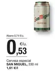BonpreuEsclat San miguel - cervesa especial oferta