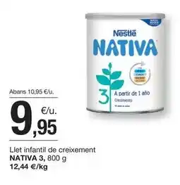 BonpreuEsclat Nativa - llet infantil de creixement oferta