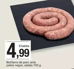 BonpreuEsclat Botifarra de porc amb pebre negre, safata oferta