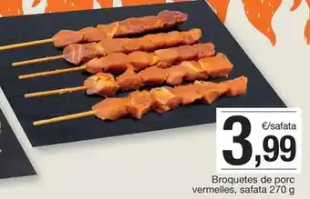 BonpreuEsclat Broquetes de porc vermelles oferta