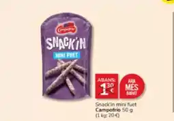 Consum Campofrío - snack'in mini fuet oferta