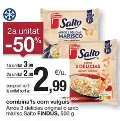 BonpreuEsclat Findus - arros 3 delicies original o amb marisc oferta