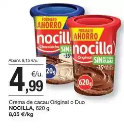 BonpreuEsclat Nocilla - crema de cacau original o duo oferta