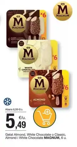 BonpreuEsclat Magnum - gelat almond, white chocolate o classic, almond i white chocolate oferta