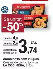 BonpreuEsclat La cocinera - crestes de carn o tonyina oferta