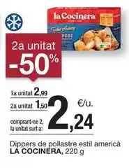 BonpreuEsclat La cocinera - dippers de pollastre estil america oferta