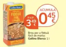Consum Gallina blanca - brou per a fideuà fàcil de marisc oferta